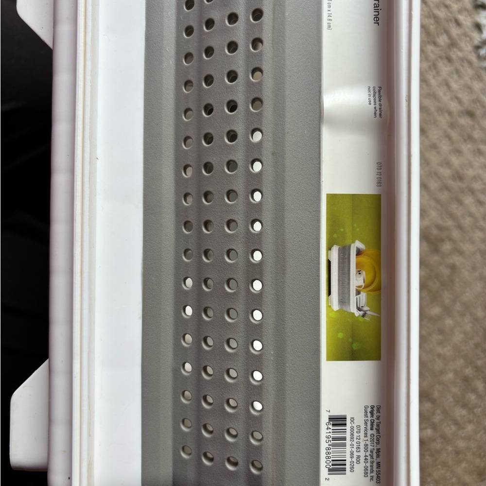 White Dish Drying Rack - Picture 3 of 5